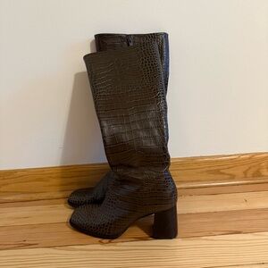 Reformation Nylah Nappa Knee Boots